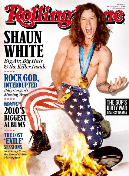 Shaun White: Meztelen felsőtesttel a Rolling Stone címlapján!
