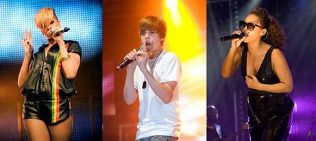 Rihanna, Justin Bieber & Alicia Keys
