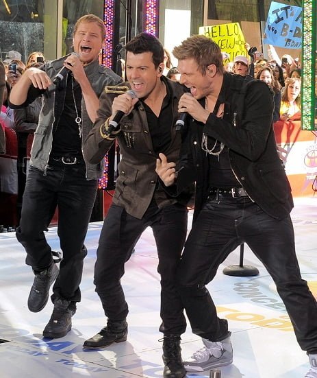 New Kids On The Block And Backstreet Boys Perform On NBC's "Today"