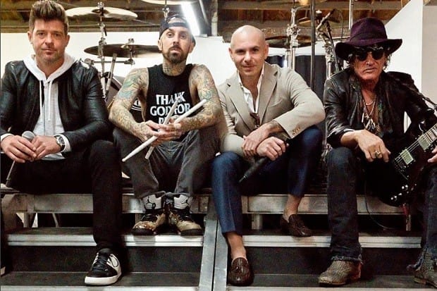 Videóklip: Pitbull feat. Robin Thicke, Joe Perry & Travis Barker - Bad Man