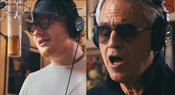 Ed Sheeran nem ismer lehetetlent! Ezúttal Andrea Bocellivel énekel duettet