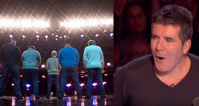 Simon Cowell szkeptikusan méregette az „öregeket”. Pár perccel később már állva tapsolta meg őket!