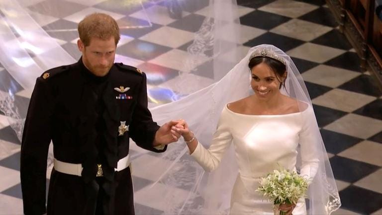 A megható ok, amiért Meghan Markle nem dobta el a menyasszonyi csokrát