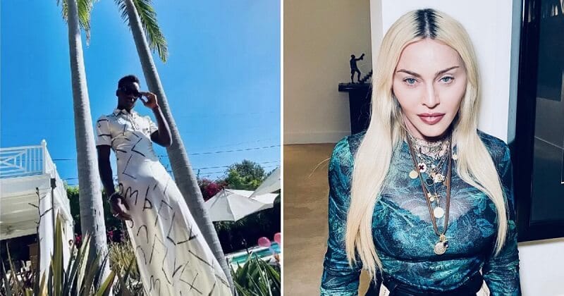 Madonna megdicsérte az estélyi ruhába öltözött 15 éves fiát: "A magabiztosság minden."